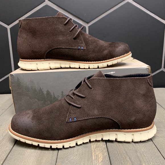 ~New W/ Box! Men's Bearpaw Gabe Chukka Casual Dress Brown Suede Boots - Picture 2 of 4